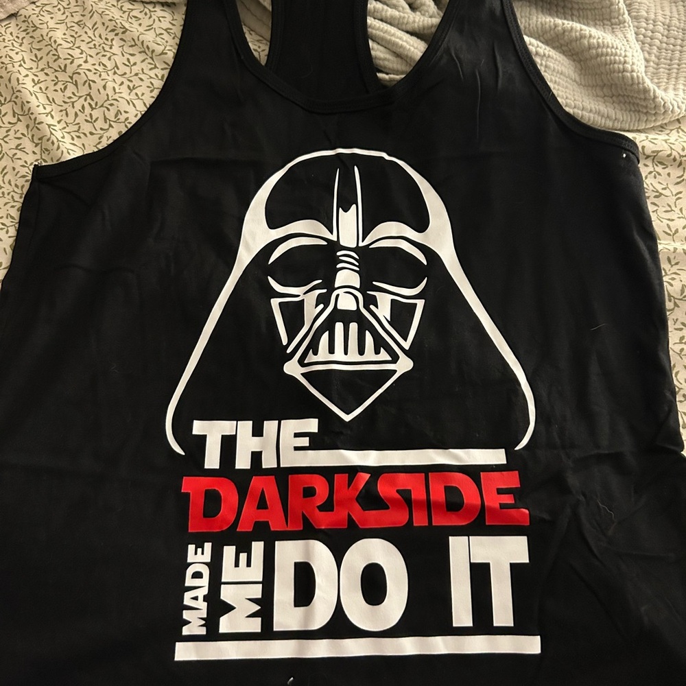 Bella Canvas Black and Red Graphic Tank Top